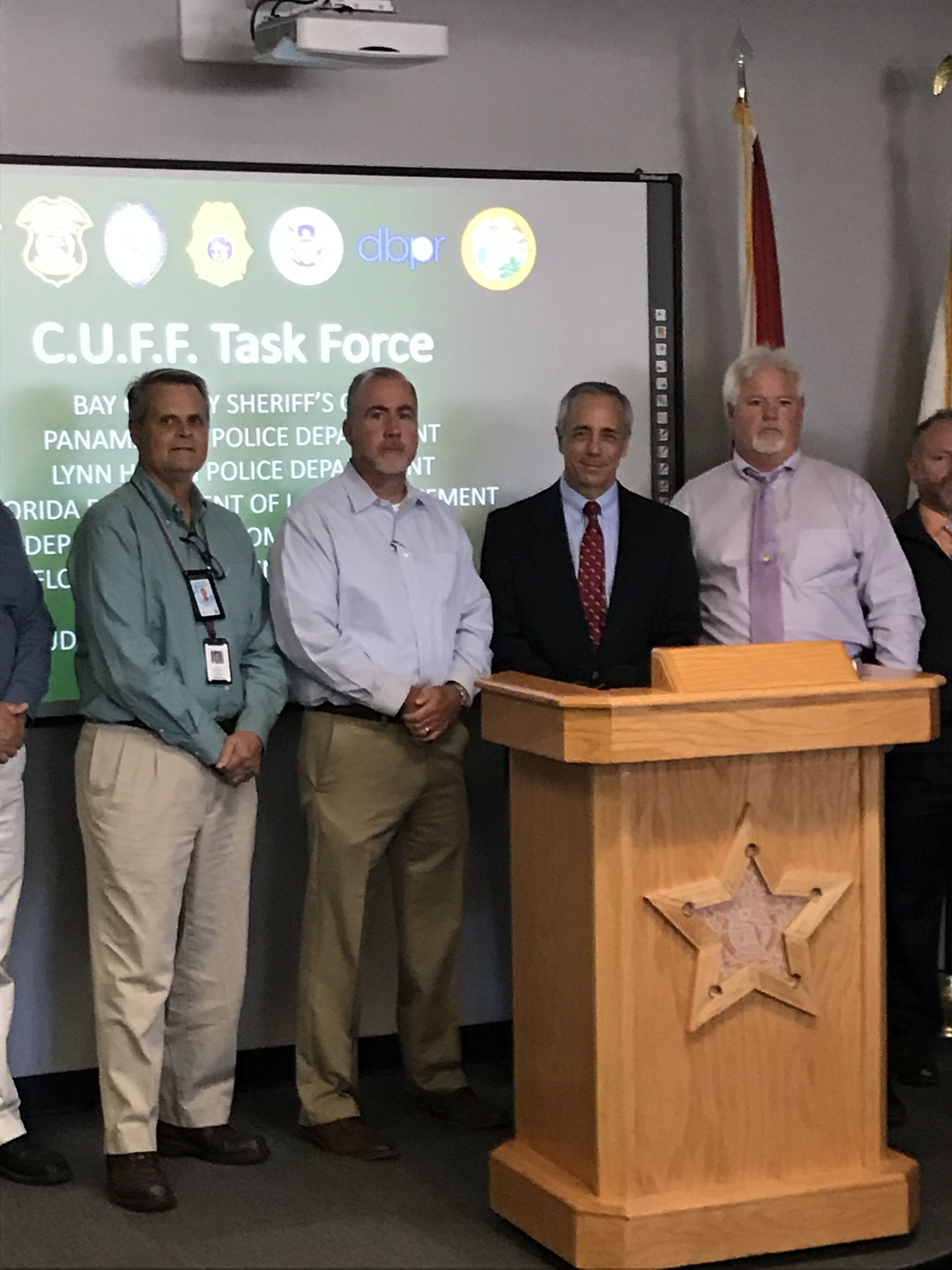 Chief Assistant State Attorney Larry Basford And Sheriff Tommy Ford Announce The Formation Of A 6839